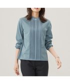 【ジェイ プレス/J.PRESS】のプレーティングジャージー フリルネック カットソー グレイッシュグリーン系|ID: prp329100004518726 ipo3291000000032576611