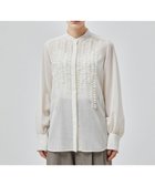 【ベイジ,/BEIGE,】の【洗える・WEB限定】MOYE / フリルブラウス Ecru|ID: prp329100004518728 ipo3291000000031941585