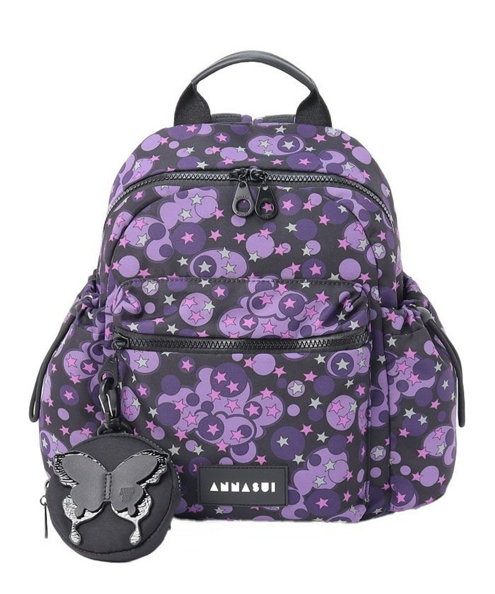 【アナスイ/ANNA SUI】のヴァケーション バックパック インテリア・キッズ・メンズ・レディースファッション・服の通販 founy(ファニー) 　ファッション　Fashion　レディースファッション　Fashion for Women　バッグ　Bags　おすすめ　Recommended / Our Picks　バタフライ　Butterfly, Butterfly Motif　ポーチ　Pouch, Small Case　リュック　Backpack, Rucksack　軽量　Lightweight, Ultra Light　パープル|ID: prp329100004518733 ipo3291000000033683884