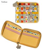 【ツモリチサト キャリー/tsumori chisato CARRY】のエポネコメッシュ ラウンドファスナー2つ折り財布 イエロー|ID: prp329100004518734 ipo3291000000031941746