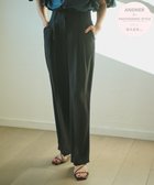 【ハッシュニュアンス/#Newans】の〈春名亜美さんコラボ〉【大好評につき追加生産!新色登場】2タックセンタープレスパンツ ブラック系|ID: prp329100004518735 ipo3291000000031941764