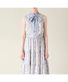 【グレース コンチネンタル/GRACE CONTINENTAL】のリボンプリントノースリーブトップ 人気、トレンドファッション・服の通販 founy(ファニー) ファッション Fashion レディースファッション WOMEN トップス・カットソー Tops/Tshirt キャミソール / ノースリーブ No Sleeves シャツ/ブラウス Shirts/Blouses ノースリーブ No Sleeve プリント Print モダン Modern リボン Ribbon 夏 Summer S/S・春夏 Ss・Spring/Summer A/W・秋冬 Aw・Autumn/Winter・Fw・Fall-Winter thumbnail ブルー|ID: prp329100004518742 ipo3291000000031941875