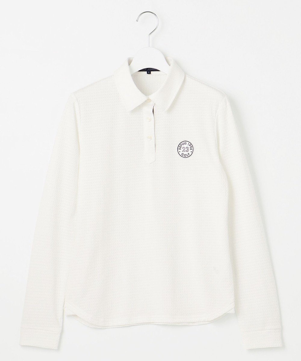 【23区 ゴルフ/NIJYUSANKU GOLF】の【WOMEN】長袖ポロシャツ 人気、トレンドファッション・服の通販 founy(ファニー) 　ファッション　Fashion　レディースファッション　WOMEN　トップス・カットソー　Tops/Tshirt　シャツ/ブラウス　Shirts/Blouses　ロング / Tシャツ　T-Shirts　ポロシャツ　Polo Shirts　カットソー　Cut and Sewn　カットソー　Cut And Sew　カフス　Cuffs　ゴルフ　Golf　サッカー　Soccer　ストレッチ　Stretch　フィット　Fit　ベーシック　Basic　ポロシャツ　Polo Shirt　レギュラー　Regular　エレガント 上品　Elegant　吸水　Water Absorption　夏　Summer　春　Spring　S/S・春夏　Ss・Spring/Summer　長袖　Long Sleeve　 other-1|ID: prp329100004518757 ipo3291000000032209761