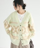 【クラフトスタンダードブティック/CRAFT STANDARD BOUTIQUE】のオルテガ柄ニットカーディガン Green|ID: prp329100004518763 ipo3291000000031942312
