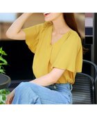 【ティアクラッセ/Tiaclasse】の【洗える】シフォンフレアスリーブブラウス 人気、トレンドファッション・服の通販 founy(ファニー) ファッション Fashion レディースファッション WOMEN トップス・カットソー Tops/Tshirt シャツ/ブラウス Shirts/Blouses チュニック Tunic フェミニン Feminine フレア Flare ポケット Pocket 再入荷 Restock/Back In Stock/Re Arrival 夏 Summer NEW・新作・新着・新入荷 New Arrivals 春 Spring S/S・春夏 Ss・Spring/Summer 洗える Washable thumbnail イエロー|ID: prp329100004518768 ipo3291000000031942384