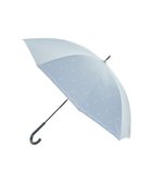 【ムーンバット/MOONBAT】の晴雨兼用日傘 長傘 ドット×スカラー/遮光 遮熱 UV ペールスカイ|ID: prp329100004518771 ipo3291000000031942438