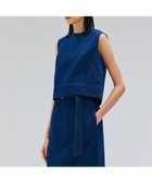 【ベイジ,/BEIGE,】の【洗える】NAVIGLIO / ショート丈ノースリーブデニムブラウス Indigo|ID: prp329100004518792 ipo3291000000031942667
