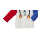 【ミキハウスホットビスケッツ/MIKI HOUSE HOT BISCUITS / KIDS】の【70-120cm】 サスペンダープリント長袖Tシャツ ブルー|ID: prp329100004519685 ipo3291000000031950581