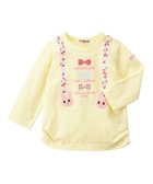 【ミキハウスホットビスケッツ/MIKI HOUSE HOT BISCUITS / KIDS】の【70-120cm】 サスペンダープリント長袖Tシャツ コーン|ID: prp329100004519685 ipo3291000000031950582