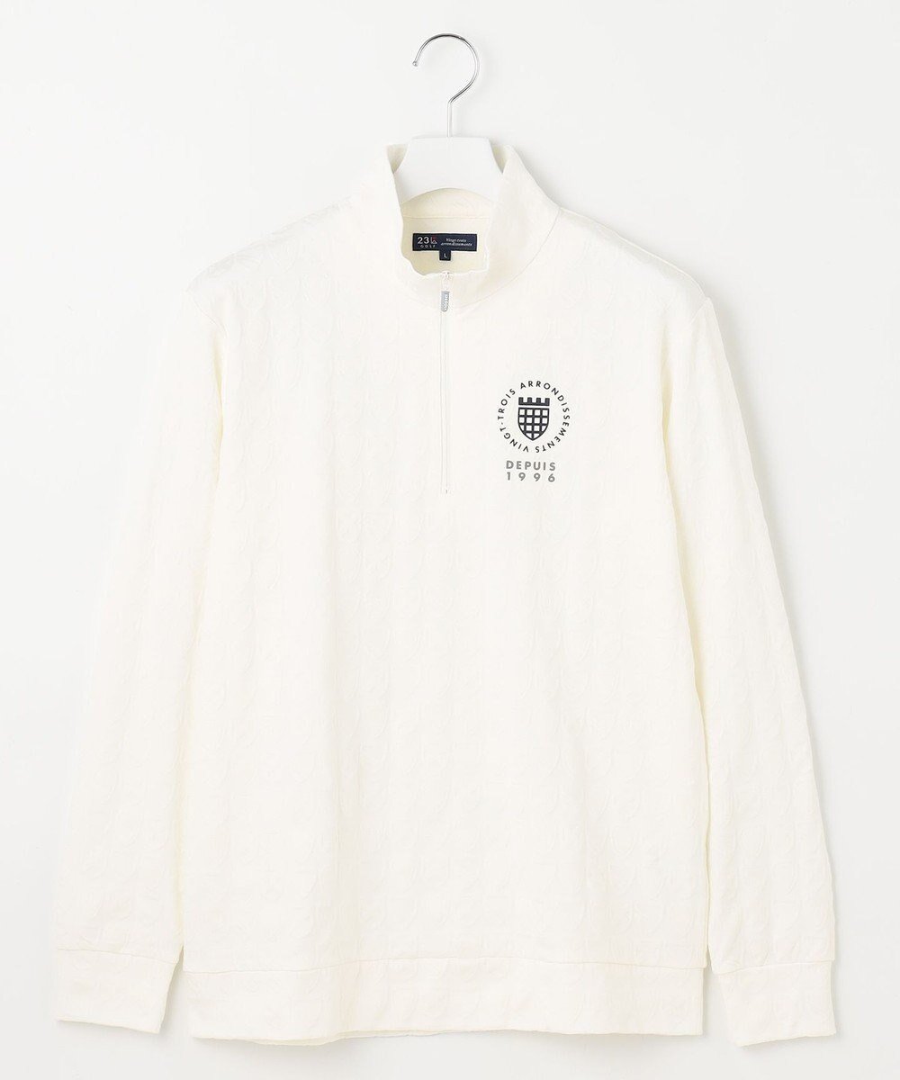 【23区 ゴルフ/23区GOLF / MEN】の【MEN】エンブレムハーフジッププルオーバー 人気、トレンドファッション・服の通販 founy(ファニー) 　ファッション　Fashion　メンズファッション　MEN　トップス・カットソー　Tops/Tshirt/Men　インナー　Inner　スウェット　Sweat　A/W・秋冬　Aw・Autumn/Winter・Fw・Fall-Winter　 other-1|ID: prp329100004519715 ipo3291000000031950781