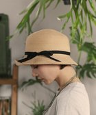 【石田製帽/ISHIDASEIBOU】の【折りたためる】 ラフィアブレード ソフトハットブルトン ナチュラル|ID: prp329100004519731 ipo3291000000031950964