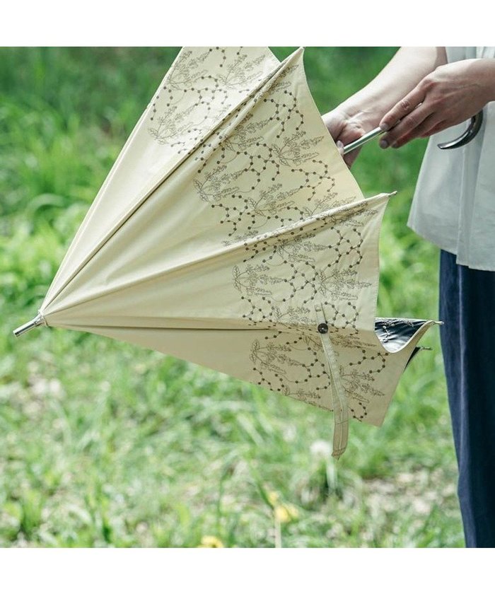 【アンドウール/AND WOOL】の〈UVカット率99%以上・一級遮光生地・晴雨兼用〉イラカ刺繍の日傘 (長傘タイプ) インテリア・キッズ・メンズ・レディースファッション・服の通販 founy(ファニー) https://founy.com/ ファッション Fashion レディースファッション WOMEN 傘 / レイングッズ Umbrellas/Rainwear 傘 Umbrella サマー Summer センター Center 日傘 Parasol 再入荷 Restock/Back In Stock/Re Arrival |ID: prp329100004519739 ipo3291000000032021215