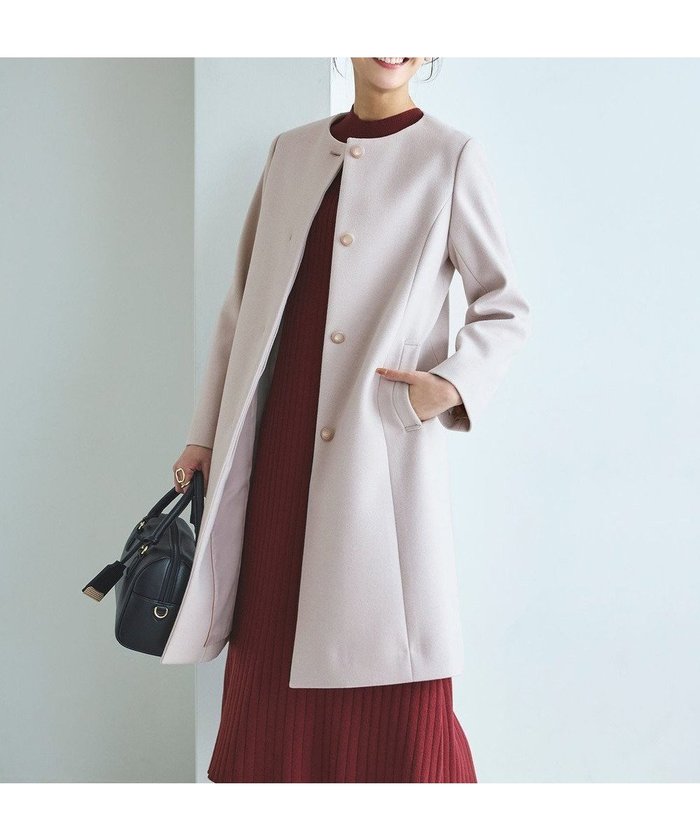 【エニィ スィス/any SiS】のウールライクノーカラー ロングコート インテリア・キッズ・メンズ・レディースファッション・服の通販 founy(ファニー) https://founy.com/ ファッション Fashion レディースファッション WOMEN アウター Coat Outerwear コート Coats ジャケット Jackets クラシカル Classical シンプル Simple ジャケット Jacket ジャージー Jersey フェミニン Feminine ポケット Pocket ラッセル Russell ロング Long エレガント 上品 Elegant 再入荷 Restock/Back In Stock/Re Arrival A/W・秋冬 Aw・Autumn/Winter・Fw・Fall-Winter |ID: prp329100004519743 ipo3291000000031951196