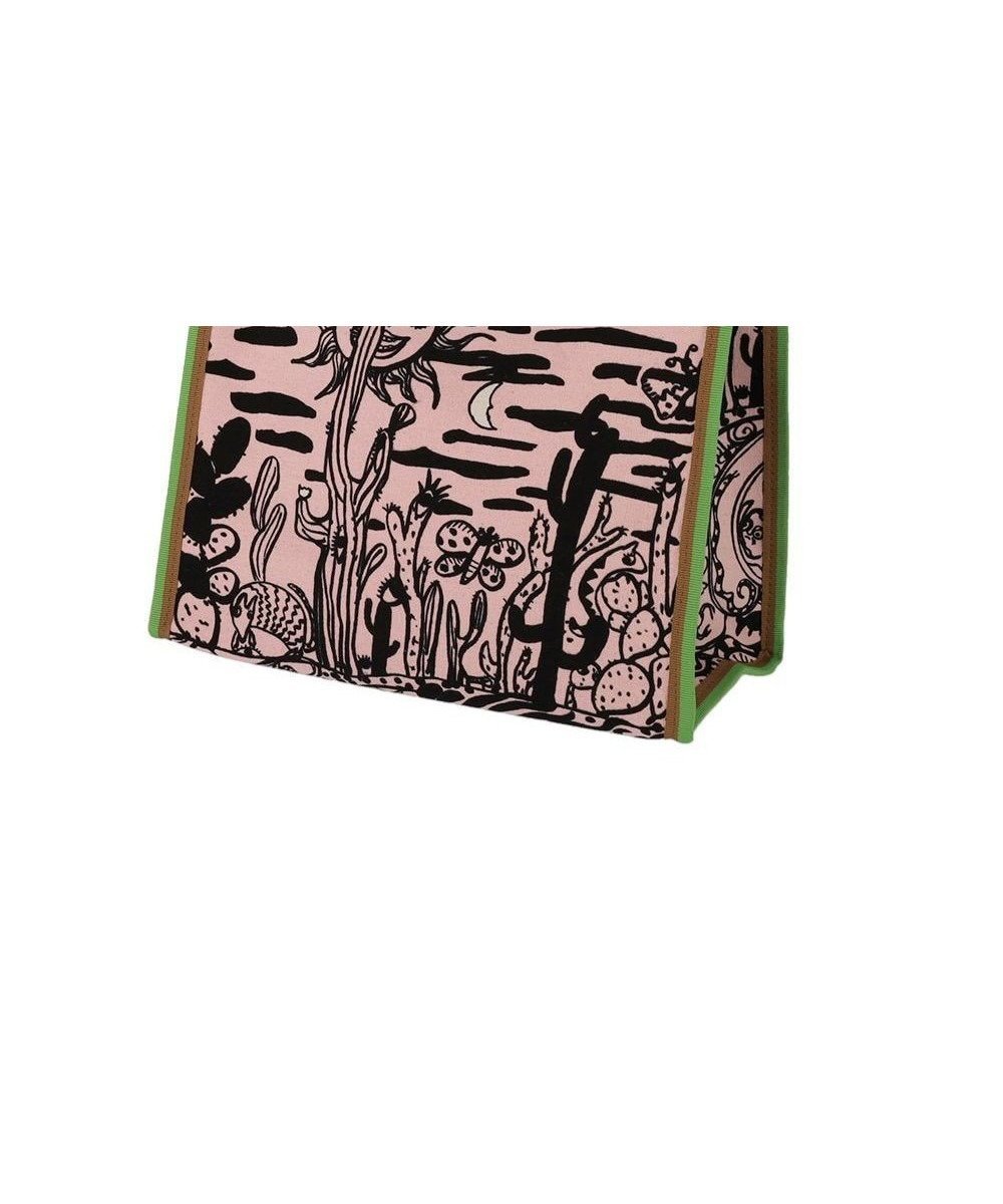 【ツモリチサト キャリー/tsumori chisato CARRY】のサボテンと太陽 トートバッグ Sサイズ インテリア・キッズ・メンズ・レディースファッション・服の通販 founy(ファニー) 　ファッション　Fashion　レディースファッション　WOMEN　バッグ　Bag　トリミング　Trimming　プリント　Print　ピンク|ID: prp329100004519745 ipo3291000000031951229