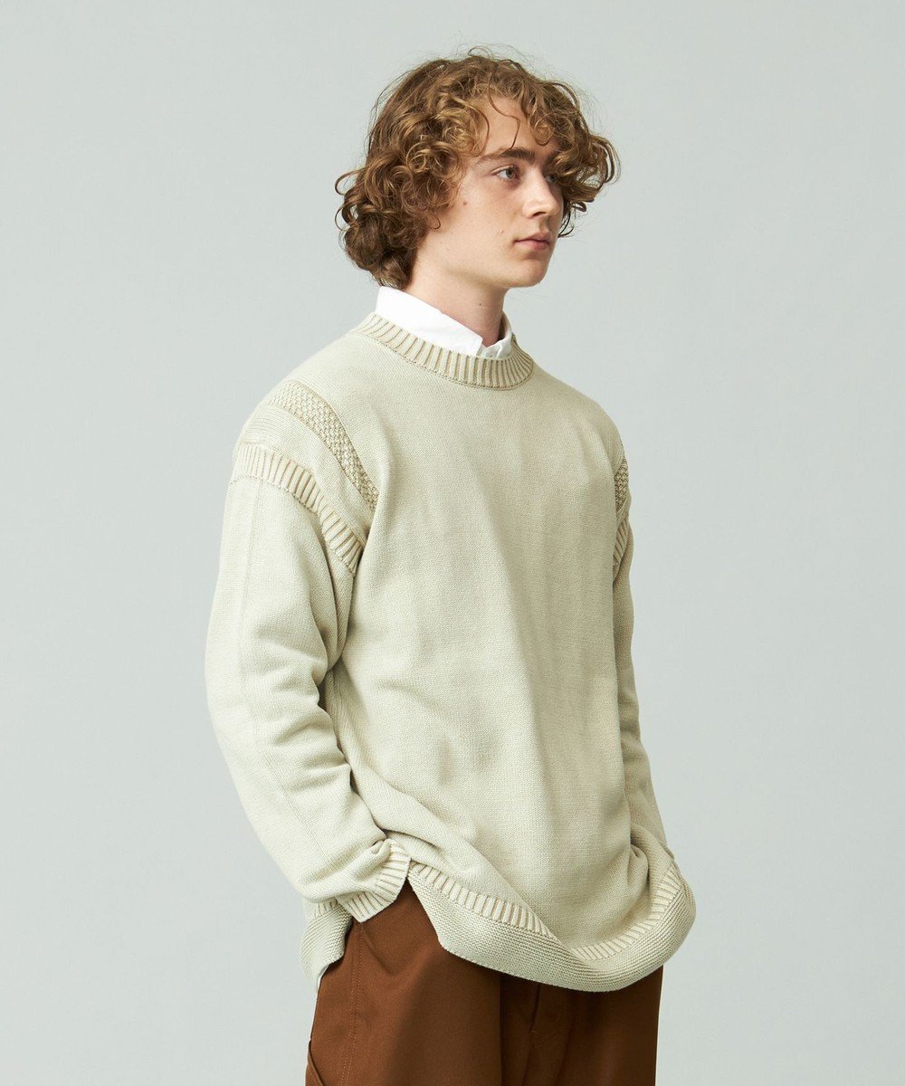 【ジェイプレスヨークストリート/J.PRESS YORK STREET】の【UNISEX】ピグメントコットン ガンジーニット 人気、トレンドファッション・服の通販 founy(ファニー) 　ファッション　Fashion　レディースファッション　WOMEN　トップス・カットソー　Tops/Tshirt　ニット　Knit Tops　アイビー　Ivy　ジャケット　Jacket　セーター　Sweater　デニム　Denim　ユニセックス　Unisex　A/W・秋冬　Aw・Autumn/Winter・Fw・Fall-Winter　 other-1|ID: prp329100004519749 ipo3291000000031951343
