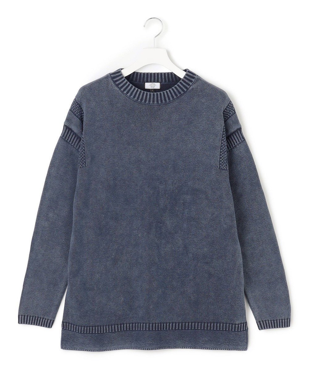 【ジェイプレスヨークストリート/J.PRESS YORK STREET】の【UNISEX】ピグメントコットン ガンジーニット インテリア・キッズ・メンズ・レディースファッション・服の通販 founy(ファニー) 　ファッション　Fashion　レディースファッション　WOMEN　トップス・カットソー　Tops/Tshirt　ニット　Knit Tops　アイビー　Ivy　ジャケット　Jacket　セーター　Sweater　デニム　Denim　ユニセックス　Unisex　A/W・秋冬　Aw・Autumn/Winter・Fw・Fall-Winter　ネイビー系|ID: prp329100004519749 ipo3291000000031951346