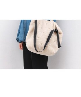 【アンビリオン/UNBILLION】 カシュカシュ cachecache / ミックスカラーボアドット2wayトート人気、トレンドファッション・服の通販 founy(ファニー) ファッション Fashion レディースファッション WOMEN バッグ Bag カラフル Colorful ショルダー Shoulder ドット Dot ハンド Hand ミックス Mix モチーフ Motif 再入荷 Restock/Back In Stock/Re Arrival おすすめ Recommend |ID:prp329100004519759