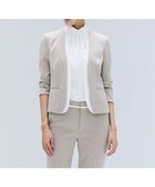 【ベイジ,/BEIGE,】の【洗える】CINDY / ダブルカラージャケット Taupe × White|ID: prp329100004519778 ipo3291000000031951797