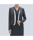 【ベイジ,/BEIGE,】の【洗える】CINDY / ダブルカラージャケット C.Gray x White|ID: prp329100004519778 ipo3291000000031951798