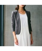 【ベイジ,/BEIGE,】の【洗える】CINDY / ダブルカラージャケット C.Gray x White|ID: prp329100004519778 ipo3291000000032429746