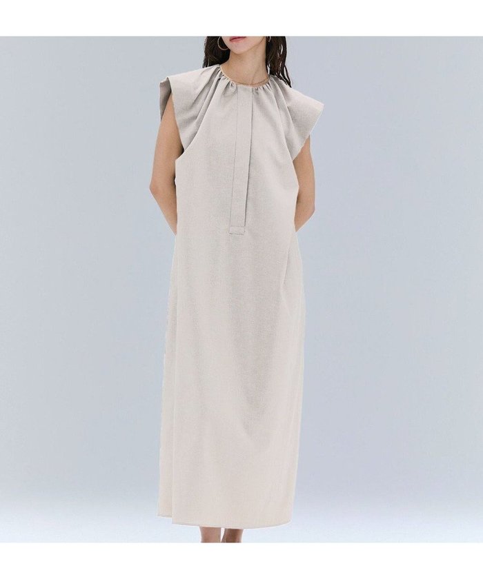 【ベイジ,/BEIGE,】の【洗える/接触冷感/速乾/UVケア対応】BATEAU / フレンチスリーブAラインタックワンピース インテリア・キッズ・メンズ・レディースファッション・服の通販 founy(ファニー) https://founy.com/ ファッション Fashion レディースファッション WOMEN ワンピース Dress 春 Spring 洗える Washable 吸水 Water Absorption スリーブ Sleeve 人気 Popularity フレンチ French ロング Long S/S・春夏 Ss・Spring/Summer NEW・新作・新着・新入荷 New Arrivals 夏 Summer 旅行 Travel ビジネス 仕事 通勤 Business |ID: prp329100004519779 ipo3291000000031951806