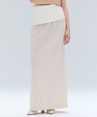 【ベイジ,/BEIGE,】の【洗える/接触冷感/速乾/UVケア対応・Precious 8月号掲載】BATEAU / イージーウエストIラインロングスカート Beige|ID: prp329100004519785 ipo3291000000033381512