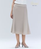 【ベイジ,/BEIGE,】の【洗える】CINDY / フレアスカート Taupe × White|ID: prp329100004519786 ipo3291000000031951839