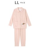 【ツモリチサト スリープ/tsumori chisato SLEEP】のツモリチサト パジャマ 長袖 長ズボン 綿混(本体) パイル素材 上下セット 前開き tsumori chisato SLEEP UDX556 /ワコール ピンク|ID: prp329100004519789 ipo3291000000031951874