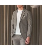 【五大陸/gotairiku / MEN】の圧倒的清涼感・8つの夏機能【接触冷感/通気性/軽量/撥水…等】クールドッツ セットアップジャケット_ヘリンボーンプリント(25年モデル) ベージュ_ヘリンボーン柄|ID: prp329100004520393 ipo3291000000031961737