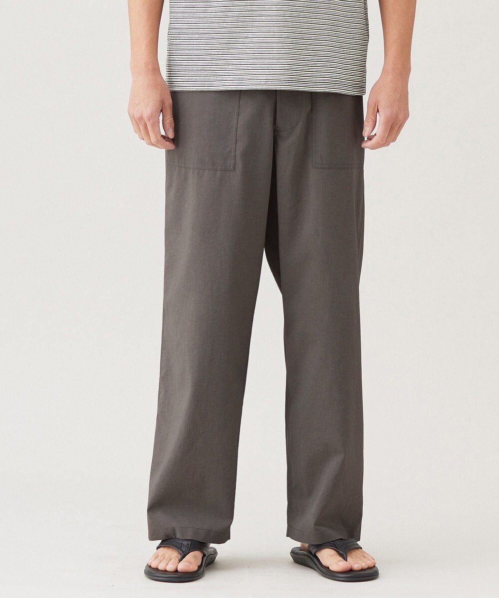 【アンフィーロ/UNFILO / MEN】の【接触冷感/吸水速乾/抗菌防臭/UVカット】TENNEN TOUCH ベイカーパンツ インテリア・キッズ・メンズ・レディースファッション・服の通販 founy(ファニー) 　ファッション　Fashion　メンズファッション　MEN　ボトムス　Bottoms/Men　春　Spring　吸水　Water Absorption　抗菌　Antibacterial　トレンド　Trend　ポケット　Pocket　ポロシャツ　Polo Shirt　ミリタリー　Military　S/S・春夏　Ss・Spring/Summer　夏　Summer　チャコール|ID: prp329100004520397 ipo3291000000032487434