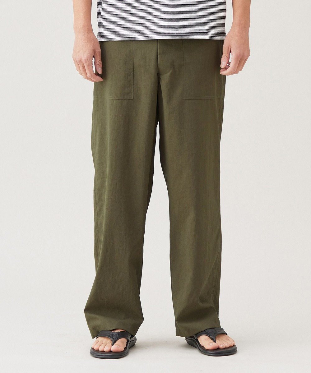 【アンフィーロ/UNFILO / MEN】の【接触冷感/吸水速乾/抗菌防臭/UVカット】TENNEN TOUCH ベイカーパンツ インテリア・キッズ・メンズ・レディースファッション・服の通販 founy(ファニー) 　ファッション　Fashion　メンズファッション　MEN　ボトムス　Bottoms/Men　春　Spring　吸水　Water Absorption　抗菌　Antibacterial　トレンド　Trend　ポケット　Pocket　ポロシャツ　Polo Shirt　ミリタリー　Military　S/S・春夏　Ss・Spring/Summer　夏　Summer　カーキ|ID: prp329100004520397 ipo3291000000032487435