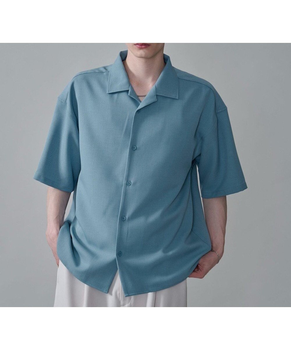 【ウィゴー/WEGO / MEN】の【速乾/しわになりにくい/MLサイズ展開】ドライポリオープンカラーシャツ(SS) 人気、トレンドファッション・服の通販 founy(ファニー) 　ファッション　Fashion　メンズファッション　Fashion for Men　トップス・カットソー　Cut & Sew Tops　メンズシャツ　Shirts　春　Spring　シンプル　Simple, Minimal　スマホ　Smartphone, Mobile Device　スラックス　Slacks, Dress Pants　タンク　Tank Top, Sleeveless Top　トレンド　Trend, Trending Now　ベーシック　Basic, Essential　半袖　Short Sleeve, Half Sleeve　無地　Plain, Solid Color　S/S・春夏　SS, Spring/Summer, Warm Season　プチプライス・低価格　Affordable / Budget Price　おすすめ　Recommended / Our Picks　夏　Summer　 other-1|ID: prp329100004520399 ipo3291000000034991419