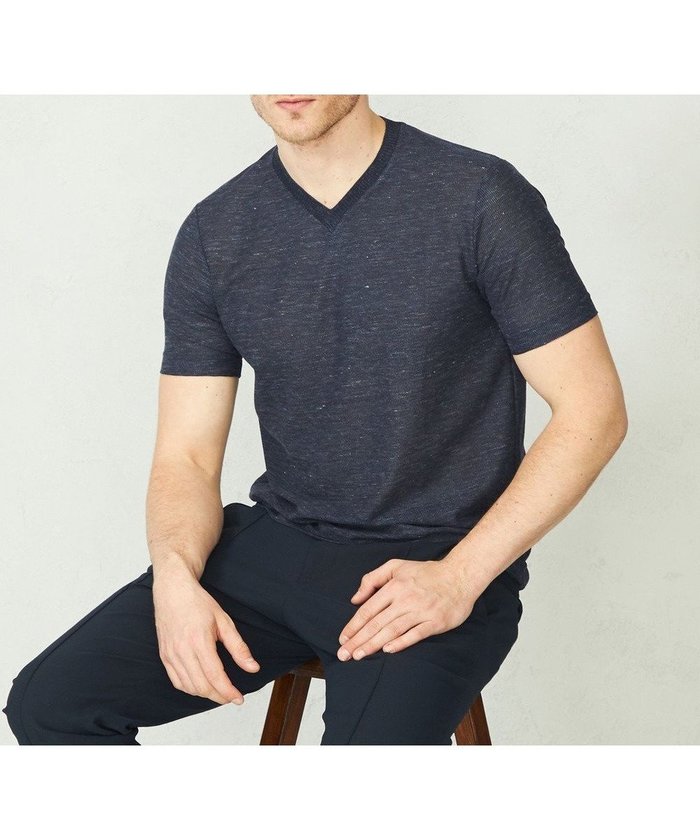 【ジョセフ アブード/JOSEPH ABBOUD / MEN】の【吸水速乾/軽量】リネンTOPピケ Tシャツ インテリア・キッズ・メンズ・レディースファッション・服の通販 founy(ファニー) https://founy.com/ ファッション Fashion メンズファッション Men's Style Online トップス・カットソー Tops/Tshirt/Men シャツ Shirts 春 Spring カットソー Cut And Sew 吸水 Water Absorption 軽量 Lightweight シャンブレー Chambray シンプル Simple ジャージー Jersey フラット Flat フランス France リネン Linen S/S・春夏 Ss・Spring/Summer 再入荷 Restock/Back In Stock/Re Arrival 夏 Summer エレガント 上品 Elegant |ID: prp329100004520402 ipo3291000000032649760