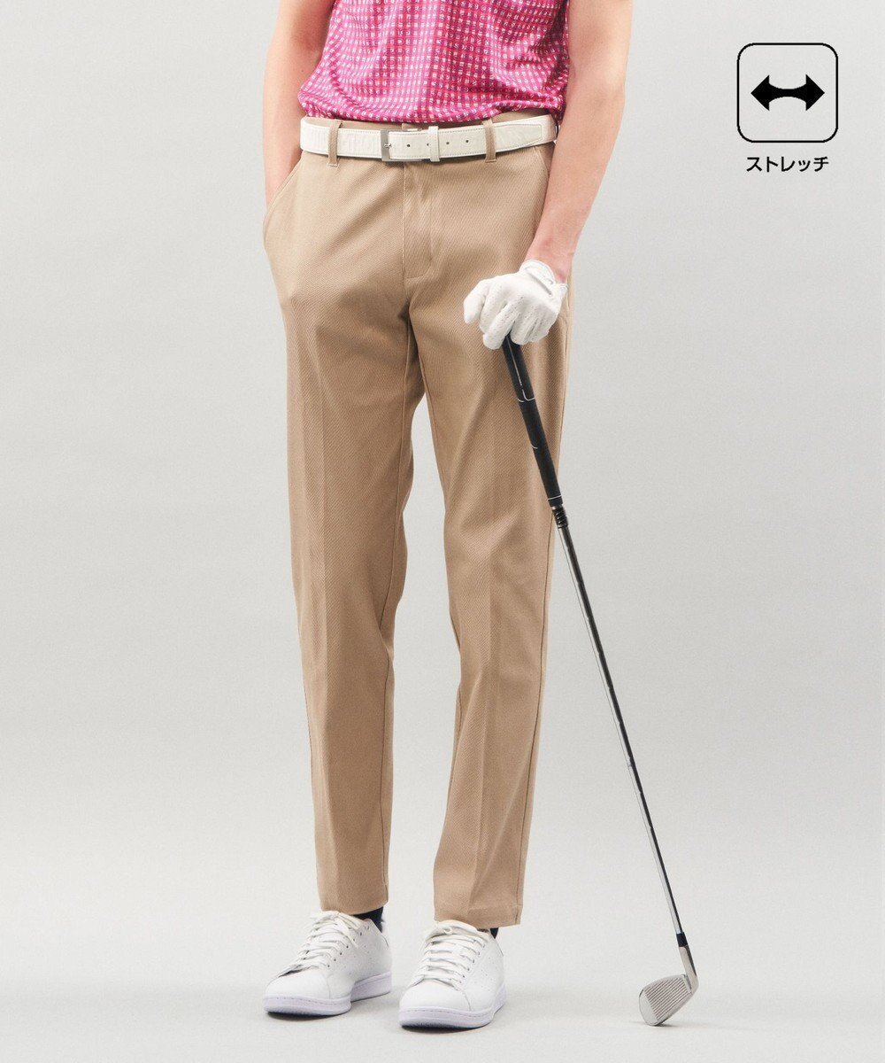 【23区 ゴルフ/23区GOLF / MEN】の【MEN】【ストレッチ】ハイパワーストレッチ ベーシックパンツ インテリア・キッズ・メンズ・レディースファッション・服の通販 founy(ファニー) 　ファッション　Fashion　メンズファッション　MEN　ボトムス　Bottoms/Men　ストレッチ　Stretch　テーパード　Tapered　ベーシック　Basic　ロング　Long　ビジネス 仕事 通勤　Business　夏　Summer　定番　Standard　春　Spring　S/S・春夏　Ss・Spring/Summer　キャメル系|ID: prp329100004520403 ipo3291000000031962111