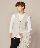 【ジョセフ アブード/JOSEPH ABBOUD / MEN】の【洗える】ストローヤーン ニット ベスト 人気、トレンドファッション・服の通販 founy(ファニー) ファッション Fashion メンズファッション MEN トップス・カットソー Tops/Tshirt/Men ニット Knit Tops ベスト/ジレ Gilets/Vests コーティング Coating ジャケット Jacket ベスト Vest ミドル Middle 夏 Summer 春 Spring S/S・春夏 Ss・Spring/Summer 洗える Washable |ID:prp329100004520404