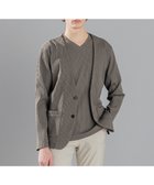 【ジョゼフ オム/JOSEPH HOMME / MEN】のテックリブストレッチ ノーカラー・カットソージャケット 人気、トレンドファッション・服の通販 founy(ファニー) ファッション Fashion メンズファッション MEN トップス・カットソー Tops/Tshirt/Men カーディガン Cardigans おすすめ Recommend アンサンブル Ensemble インナー Inner カーディガン Cardigan ジャケット Jacket パッチ Patch フロント Front ポケット Pocket エレガント 上品 Elegant 夏 Summer 春 Spring S/S・春夏 Ss・Spring/Summer 無地 Plain Color thumbnail ベージュ系|ID: prp329100004520406 ipo3291000000031962137