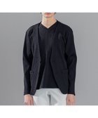 【ジョゼフ オム/JOSEPH HOMME / MEN】のテックリブストレッチ ノーカラー・カットソージャケット 人気、トレンドファッション・服の通販 founy(ファニー) ファッション Fashion メンズファッション MEN トップス・カットソー Tops/Tshirt/Men カーディガン Cardigans おすすめ Recommend アンサンブル Ensemble インナー Inner カーディガン Cardigan ジャケット Jacket パッチ Patch フロント Front ポケット Pocket エレガント 上品 Elegant 夏 Summer 春 Spring S/S・春夏 Ss・Spring/Summer 無地 Plain Color thumbnail ブラック系|ID: prp329100004520406 ipo3291000000031962138