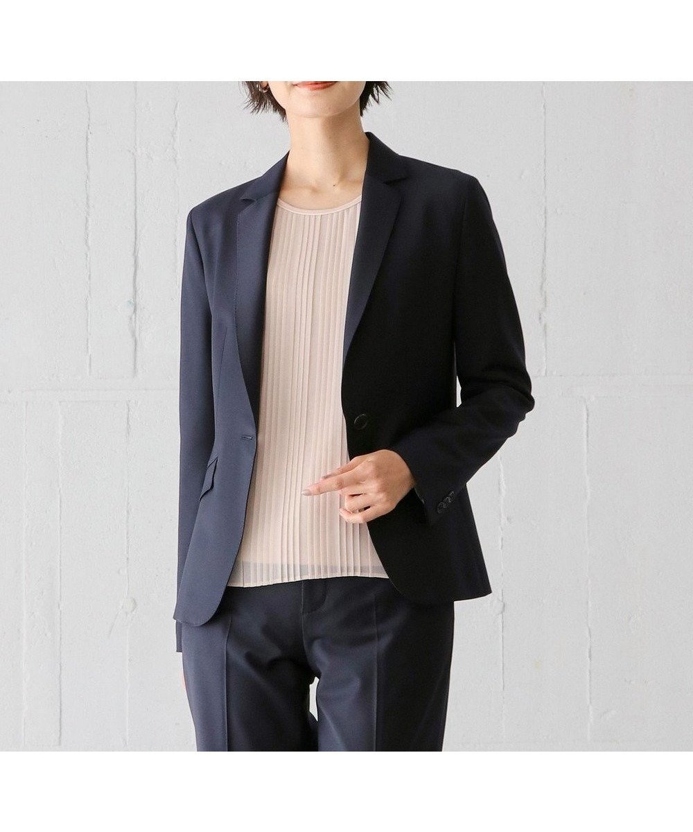 【ジェイ プレス/J.PRESS】のBAHARIYE SOLID テーラード ジャケット インテリア・キッズ・メンズ・レディースファッション・服の通販 founy(ファニー) 　ファッション　Fashion　レディースファッション　WOMEN　アウター　Coat Outerwear　ジャケット　Jackets　テーラードジャケット　Tailored Jackets　春　Spring　ジャケット　Jacket　ストレッチ　Stretch　テーラード　Tailored　バランス　Balance　無地　Plain Color　S/S・春夏　Ss・Spring/Summer　夏　Summer　ネイビー系|ID: prp329100004520419 ipo3291000000031962878