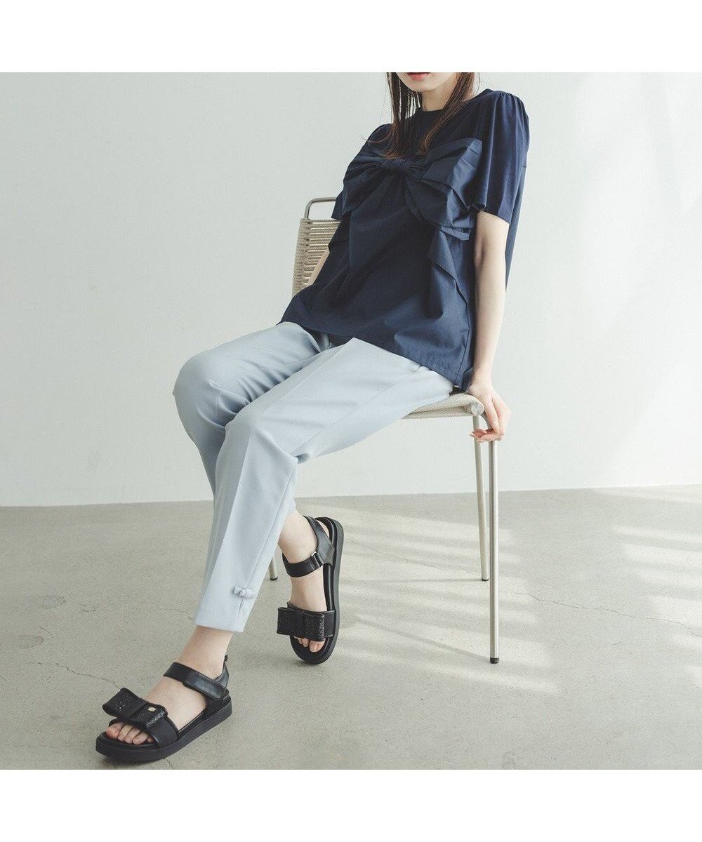 【トッカ/TOCCA】の【洗える】FLY FRERRY パンツ インテリア・キッズ・メンズ・レディースファッション・服の通販 founy(ファニー) 　ファッション　Fashion　レディースファッション　Fashion for Women　パンツ　Pants & Trousers　2025年　2025　2025春夏・S/S　Spring/Summer 2025 SS25　夏　Summer　S/S・春夏　SS, Spring/Summer, Warm Season　洗える　Machine Washable　A/W・秋冬　Autumn/Winter　ブルー|ID: prp329100004520439 ipo3291000000032649348