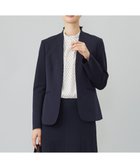 【ジェイ プレス/J.PRESS】の【洗える】T/Rアルガンシルク ノーカラー ジャケット ネイビー系|ID: prp329100004520442 ipo3291000000033463580