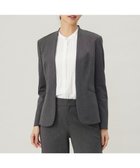 【ジェイ プレス/J.PRESS】の【洗える】T/Rアルガンシルク ノーカラー ジャケット ライトグレー系|ID: prp329100004520442 ipo3291000000033463584