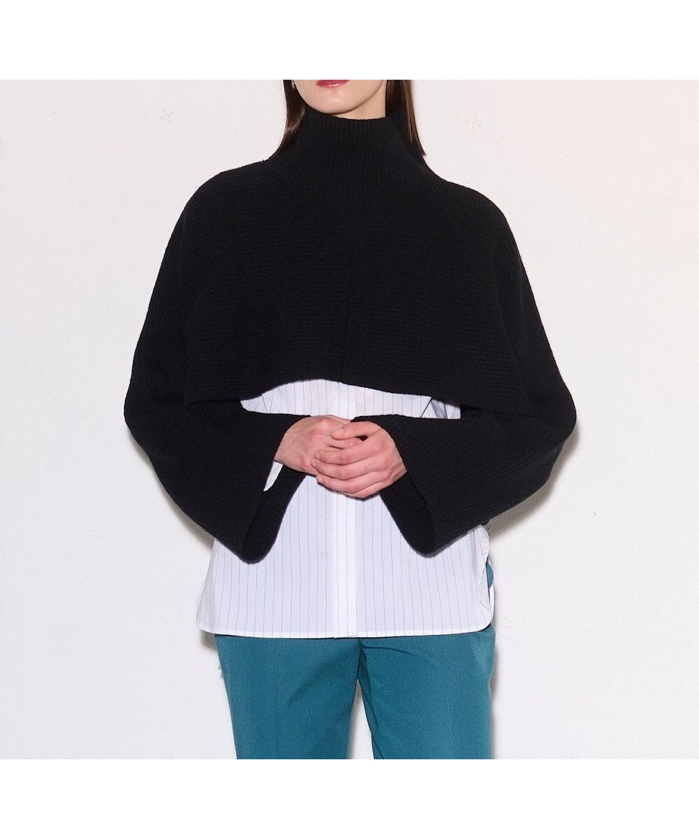 【ジョゼフ/JOSEPH】のポプリンシャツ×ニットスカーフ 人気、トレンドファッション・服の通販 founy(ファニー) 　ファッション　Fashion　レディースファッション　WOMEN　トップス・カットソー　Tops/Tshirt　ニット　Knit Tops　シャツ/ブラウス　Shirts/Blouses　畦　Ridge　シルク　Silk　スカーフ　Scarf　ストレッチ　Stretch　セーター　Sweater　A/W・秋冬　Aw・Autumn/Winter・Fw・Fall-Winter　再入荷　Restock/Back In Stock/Re Arrival　 other-1|ID: prp329100004520475 ipo3291000000031964031