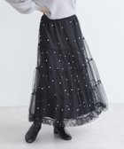 【アースミュージックアンドエコロジー/earth music&ecology】のチュールパールスカート 人気、トレンドファッション・服の通販 founy(ファニー) ファッション Fashion レディースファッション WOMEN スカート Skirt おすすめ Recommend チュール Tulle パール Pearl フェミニン Feminine ポケット Pocket リラックス Relax 冬 Winter A/W・秋冬 Aw・Autumn/Winter・Fw・Fall-Winter thumbnail Black|ID: prp329100004520488 ipo3291000000031964227