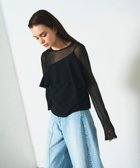 【グレース コンチネンタル/GRACE CONTINENTAL】のフリルキャミソール ブラック|ID: prp329100004520508 ipo3291000000031964603