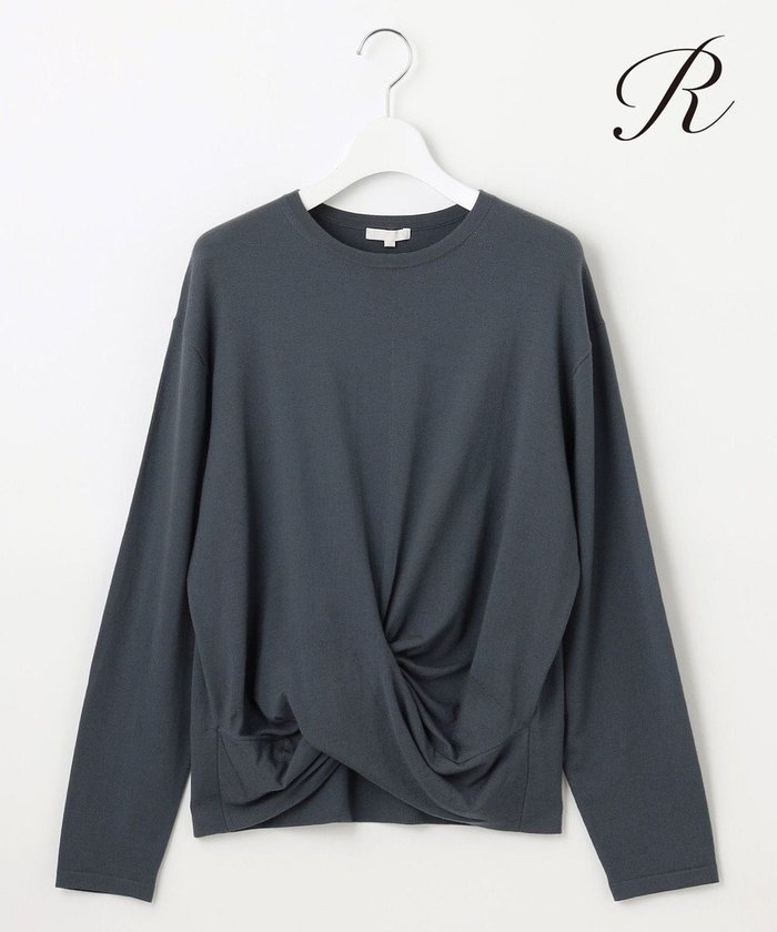 【23区/NIJYUSANKU】の【R(アール)】ツイストデザイン ニット インテリア・キッズ・メンズ・レディースファッション・服の通販 founy(ファニー) https://founy.com/ ファッション Fashion レディースファッション Fashion for Women トップス・カットソー Cut & Sew Tops ニット Knit Tops & Sweaters コレクション Collection, Seasonal Line シルク Silk, 100% Silk シンプル Simple, Minimal ストレッチ Stretch, Stretchy Fabric セーター Sweater, Knitwear ツイスト Tweed, Tweed Fabric 人気 Popular, Best Seller 長袖 Long Sleeve, Full Sleeve フロント Front, Front Design A/W・秋冬 Autumn/Winter 冬 Winter / This Winter 2024年 2024 2024-2025秋冬・A/W Autumn/Winter 2024–25 AW24–25 |ID: prp329100004520612 ipo3291000000033673384