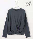 【23区/NIJYUSANKU】の【R(アール)】ツイストデザイン ニット チャコールグレー系|ID: prp329100004520612 ipo3291000000033673385