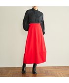 【ハッシュニュアンス/#Newans】の【亀恭子さんコラボ】ラウンドステッチスカート レッド|ID: prp329100004520828 ipo3291000000031970484