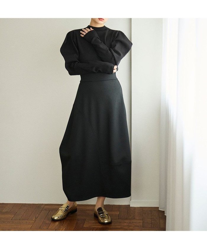 【ハッシュニュアンス/#Newans】のラウンドステッチスカート インテリア・キッズ・メンズ・レディースファッション・服の通販 founy(ファニー) https://founy.com/ ファッション Fashion レディースファッション Fashion for Women スカート Skirts アシンメトリー Asymmetrical Style コラボ Collaboration, Collab ジャカード／ジャガード Jacquard, Woven Pattern ストレッチ Stretch, Stretchy Fabric セットアップ Set-Up, Coordinated Outfit タイツ Tights, Legwear パターン Pattern, Design Print ペチコート Petticoat, Underskirt 切替 Switching, Contrast Panel A/W・秋冬 Autumn/Winter |ID: prp329100004520828 ipo3291000000034411315