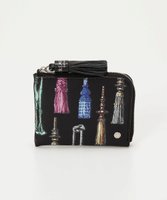 【トプカピ/TOPKAPI】の【TREASURE TOPKAPI】シュリンクレザー タッセル プリント ラウンド 二つ折り財布 人気、トレンドファッション・服の通販 founy(ファニー) ファッション Fashion レディースファッション WOMEN 財布 Wallets イエロー Yellow コイン Coin 財布 Wallet タッセル Tassel プリント Print ポケット Pocket モチーフ Motif ラウンド Round |ID:prp329100004520878