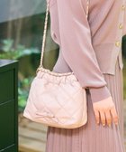 【フェルゥ/Feroux】のキルティング&エコファー チェーンバッグ ピンク系|ID: prp329100004520963 ipo3291000000031972801